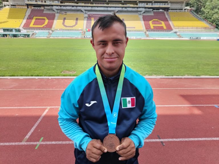 Moreliano Hiram Abif López gana bronce en el Abierto Europeo de Atletismo en Praga