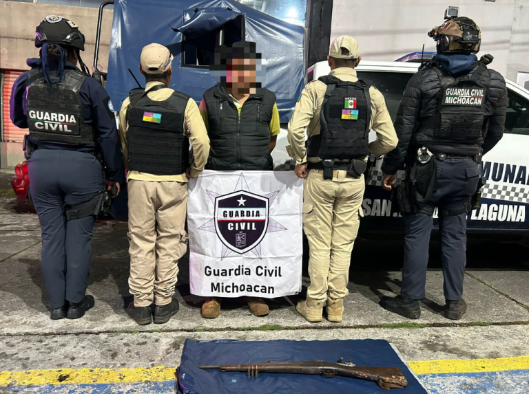 Detenido hombre con arma de fuego, en Quiroga