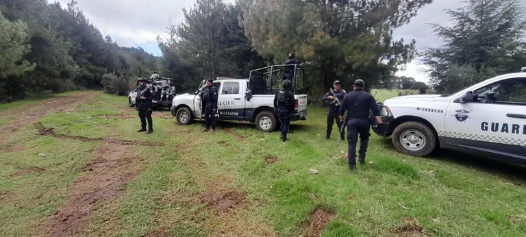 Confirman autoridades un muerto y un herido tras ataque a la Ronda Comunitaria en Cherán