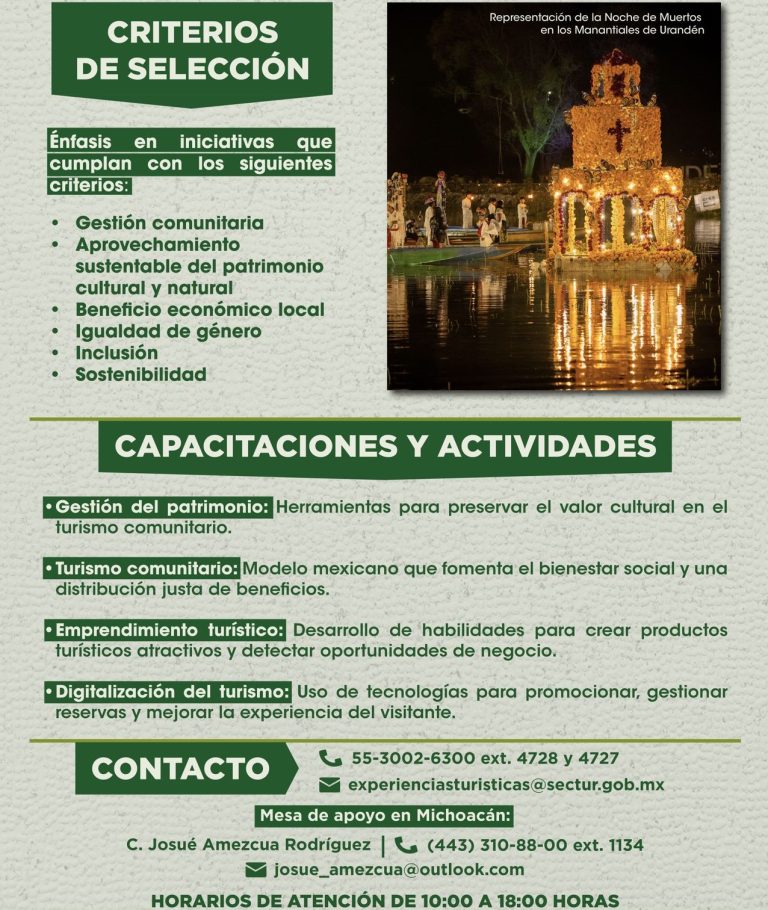 Convocan a prestadores de servicios para ser parte de la guía nacional de turismo