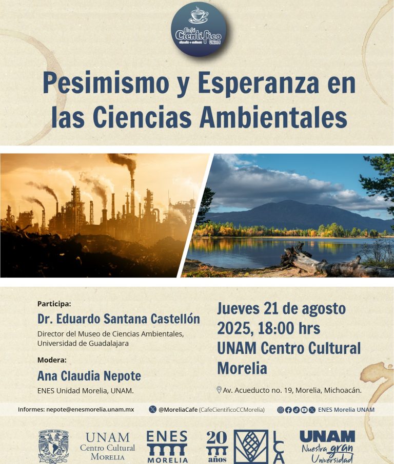 Celebra Café Científico 20 años de la licenciatura en Ciencias Ambientales UNAM