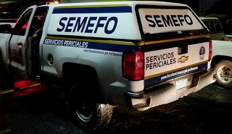 Hombre fallece al ser baleado en Apatzingán