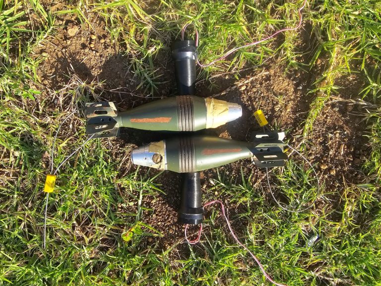 SSP desactiva dos granadas de fabricación militar, en Zacapu