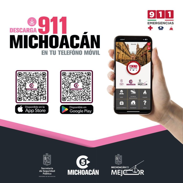Lanzan aplicación 911 Michoacán