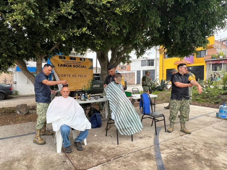 Gobierno de Morelia, vecinos y Ejército Mexicano realizan jornada integral en Colonia Loma Larga