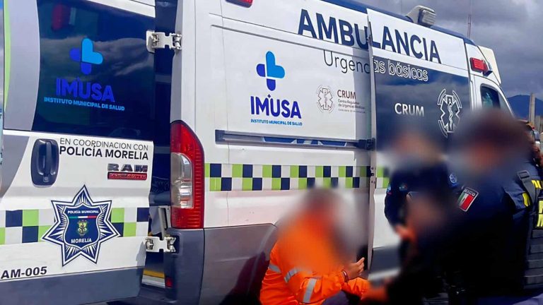 Peatón queda malherido tras ser atropellado en Villas del Pedregal, Morelia 