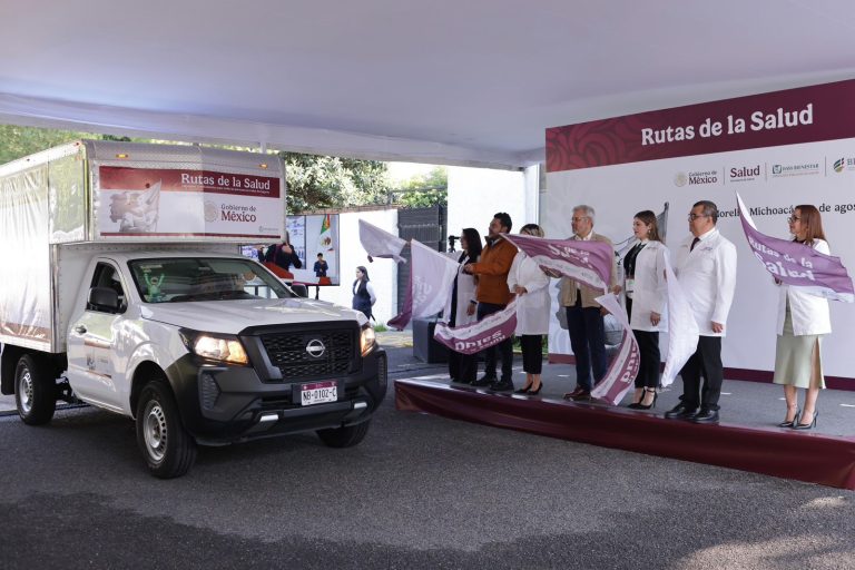 Arranca en Michoacán las Rutas de la Salud para la distribución de medicamentos