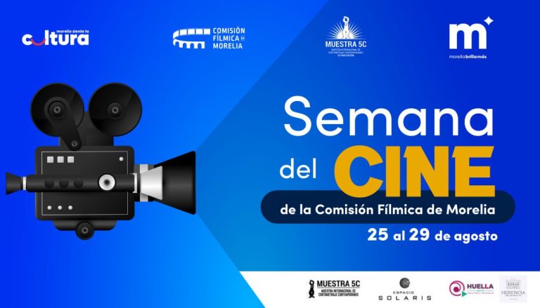 Invita SeCultura Morelia a la Semana del Cine, del 25 al 29 de agosto