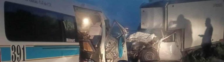 Cinco muertos y cuatro heridos, saldo en brutal choque en la autopista Siglo XXI