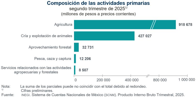 Alcanzó el PIB nominal 35.801 billones de pesos, en el segundo trimestre de 2025