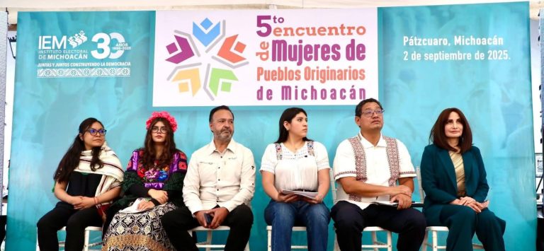 Mujeres indígenas de Michoacán alzan la voz en su quinto encuentro