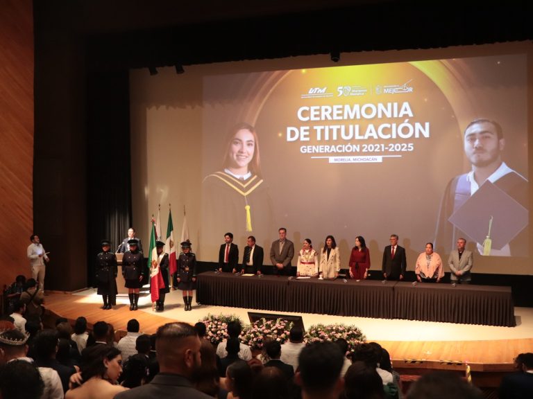 Se titulan 288 estudiantes de la Universidad Tecnológica de Morelia