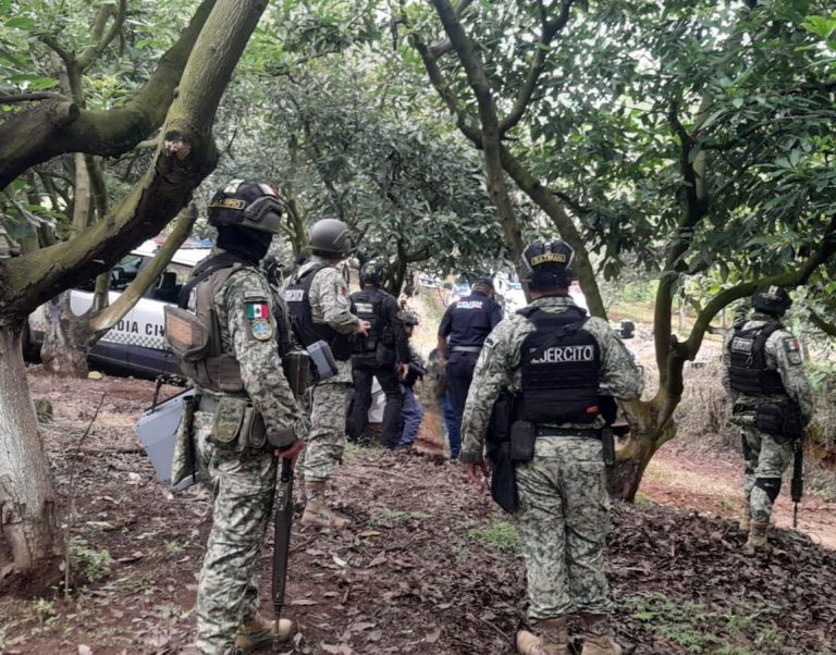 Grupo especializado en explosivos de SSP desactiva granada asegurada en enfrentamiento Ziracuaretiro