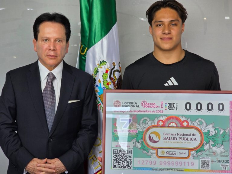 Osmar Olvera, embajador de la Semana Nacional de Salud Pública 2025