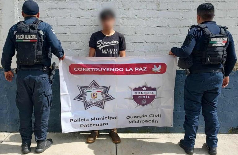 Rescatan a joven privado de la libertad en Pátzcuaro; hay un detenido