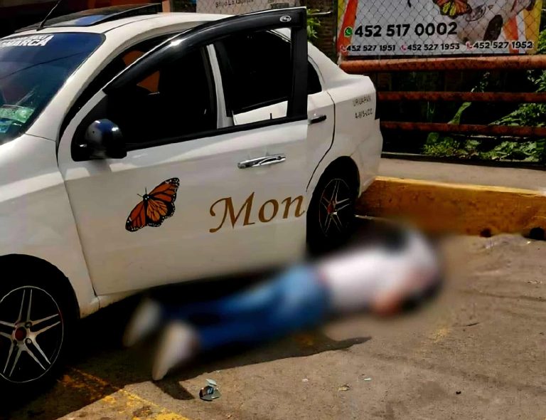 Taxista es ejecutado a tiros, en Uruapan