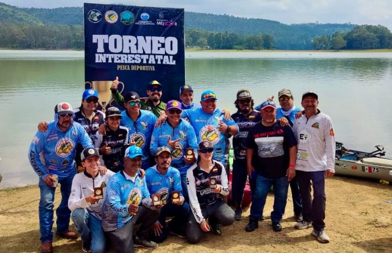 Michoacán se corona en torneo interestatal de pesca deportiva en la presa de Cointzio
