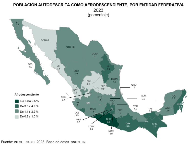 Afrodescendientes representan 1.6% de la población en Michoacán