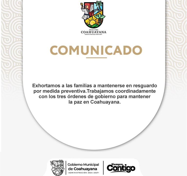 Exhorta alcalde de Coahuayana a gobierno estatal y federal redoblar y reforzar seguridad en la región de Tierra Caliente