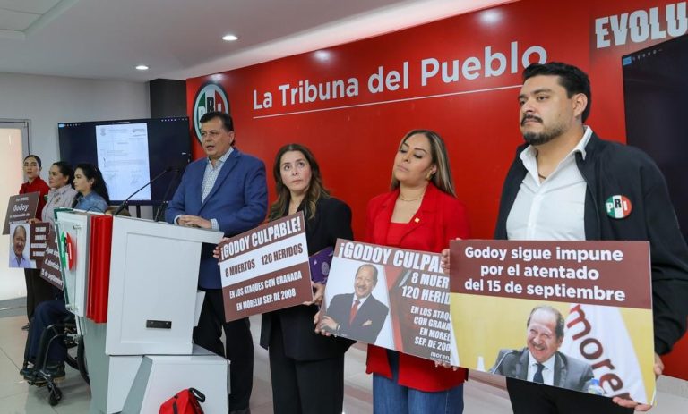 Exige PRI juicio de procedencia contra Leonel Godoy por omisión en atentados del 15 de septiembre