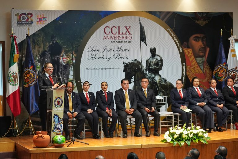 Conmemora UMSNH aniversario del natalicio del “Siervo de la Nación”