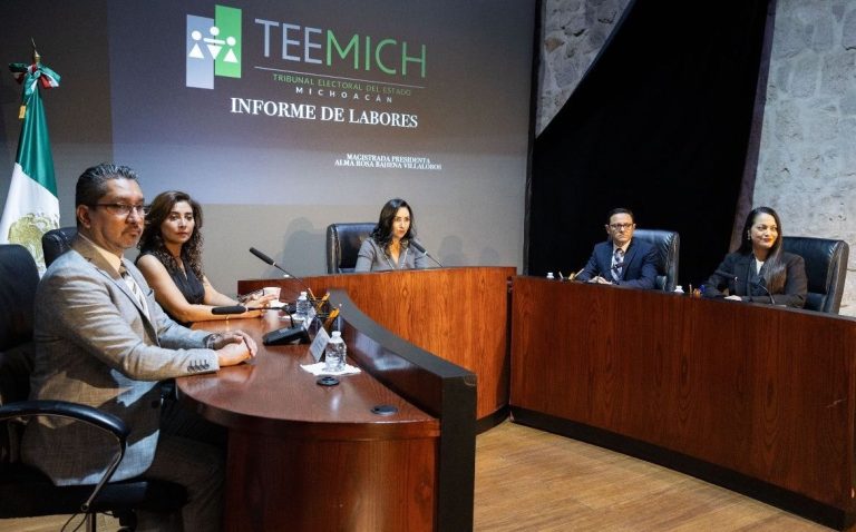 Presenta magistrada presidenta del TEEMICH Informe de Labores 2024-2025