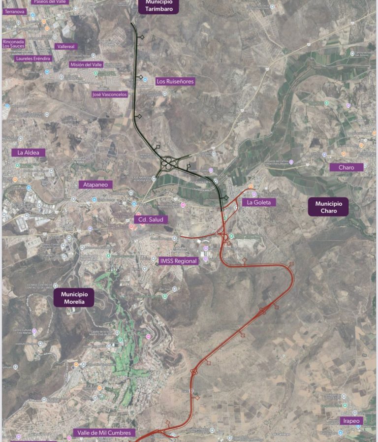 Construcción de segmentos 4 y 5 del segundo anillo periférico, beneficiará a más de 22 colonias: Bedolla