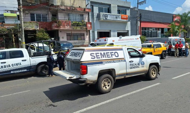 Adulto mayor fallece atropellado sobre la calzada Benito Juárez, de Uruapan