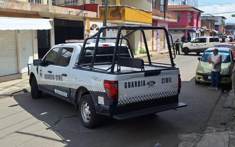 Se registra doble homicidio en barbería de la colonia Tierra y Libertad, Uruapan 