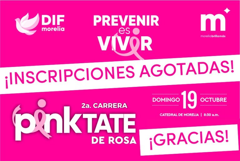 Anuncian inscripciones agotadas para la 2ª Carrera ‘Pinktate de Rosa