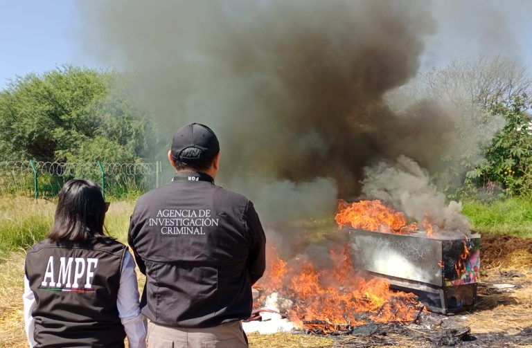 Incineran más de 90 kilos de drogas y destruye embarcaciones en Michoacán