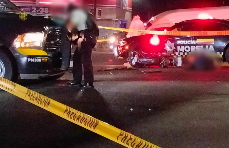 Motociclista fallece tras accidente en la Avenida Madero Poniente de Morelia
