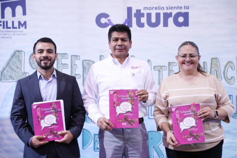 IEM presenta revista Testimonios Electorales en la FILL de Morelia