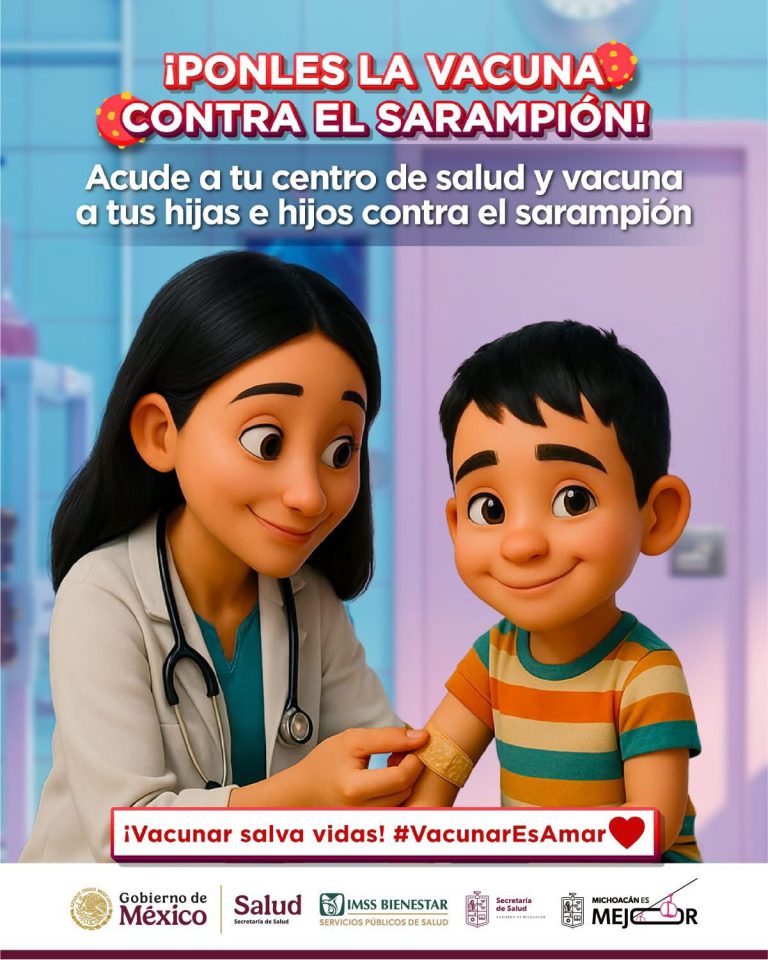 Disponibles más de 200 mil dosis de vacunas contra el sarampión