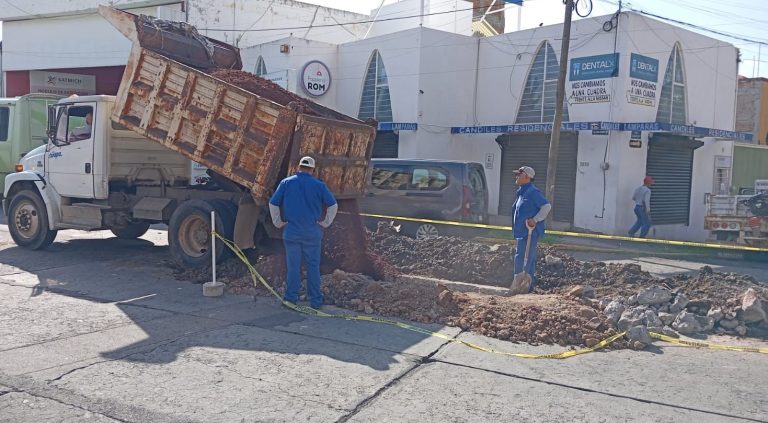Concluye Ooapas trabajos de reparación en la avenida Lázaro Cárdenas