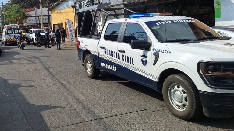 Pareja es herida durante ataque armado, en la colonia Ferrocarrilera de Uruapan