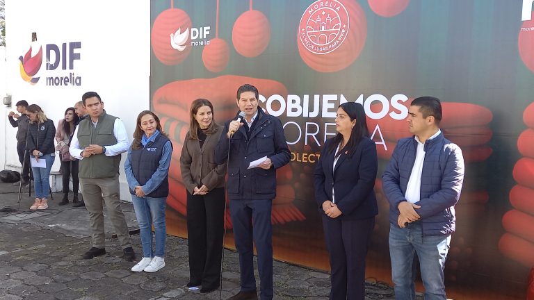 Arranca distribución de cobijas en zonas vulnerables de Morelia
