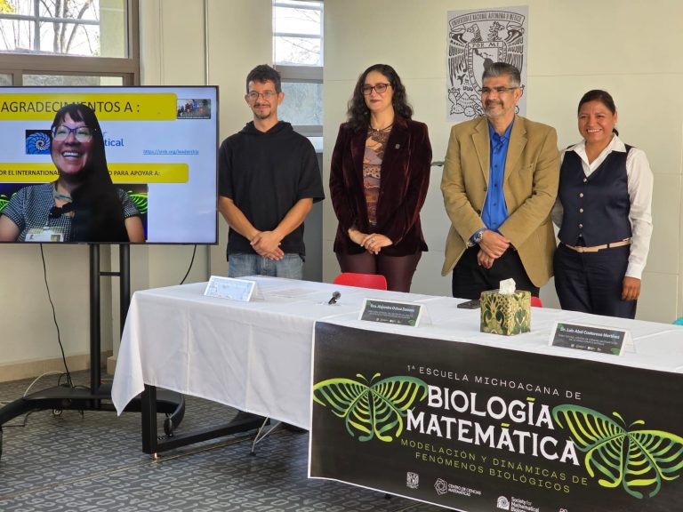 Anuncia la UNAM Morelia la Primera Escuela Michoacana de Biología Matemática