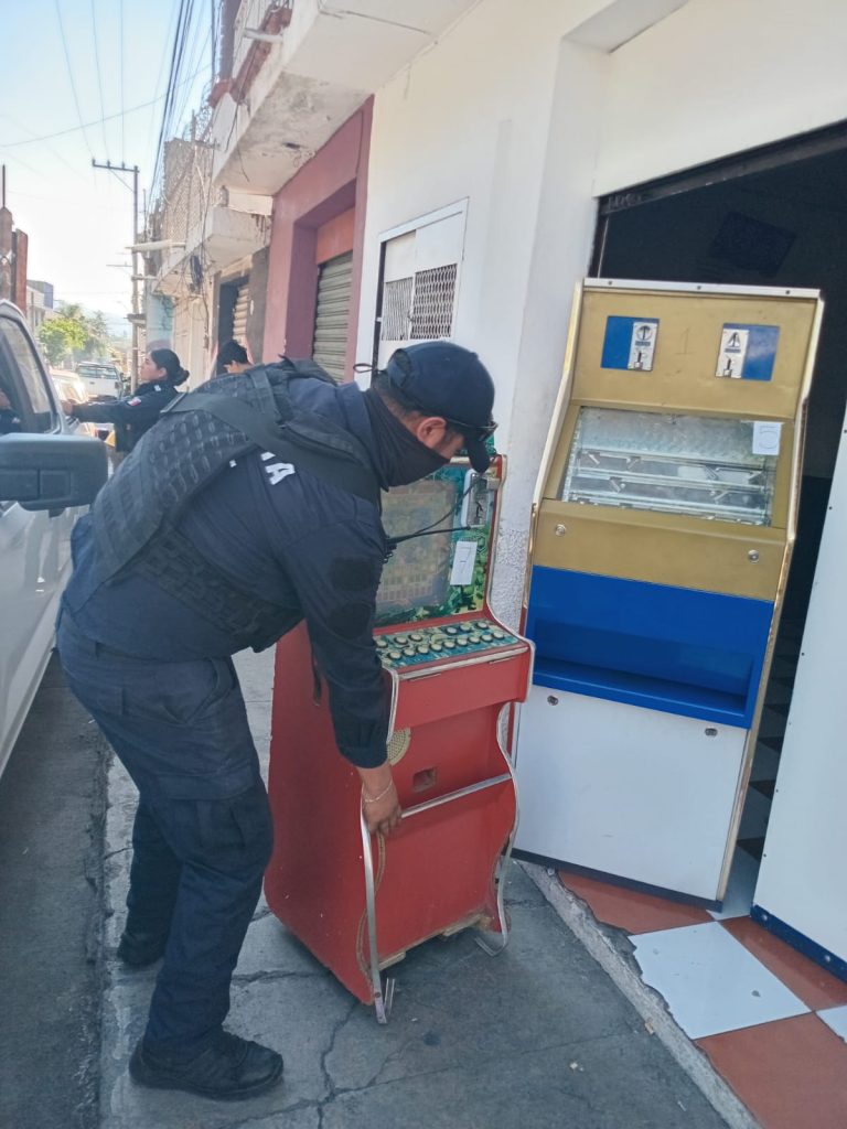 Decomisan 50 máquinas tragamonedas en Morelia
