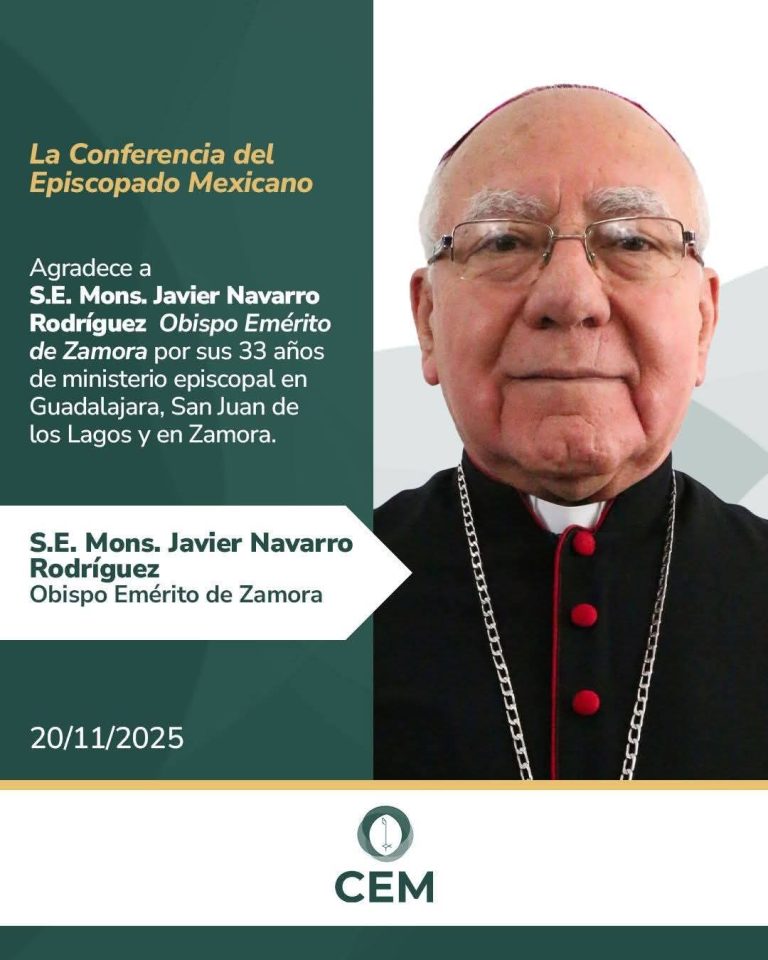 Acepta Papa renuncia de obispo de Zamora, y designa próximo nuevo pastor