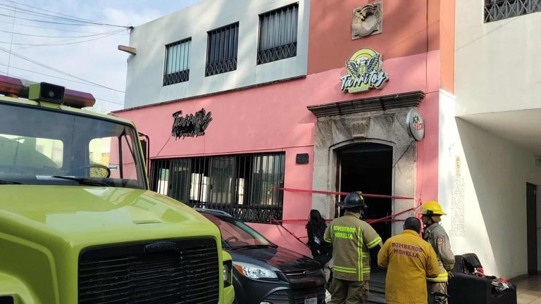 Se registra incendio en una cervecería de la colonia Cuauhtémoc en Morelia 
