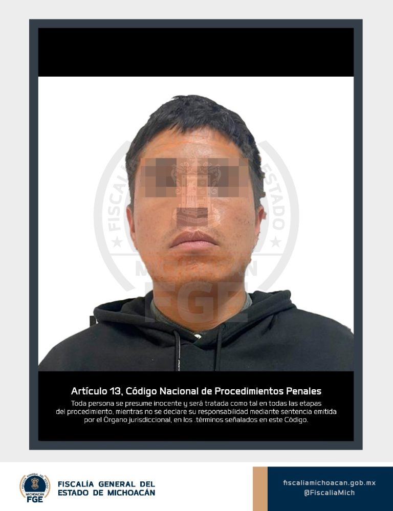 Detiene FGE a policía municipal de Ario, por homicidio, tentativa de homicidio y secuestro agravado