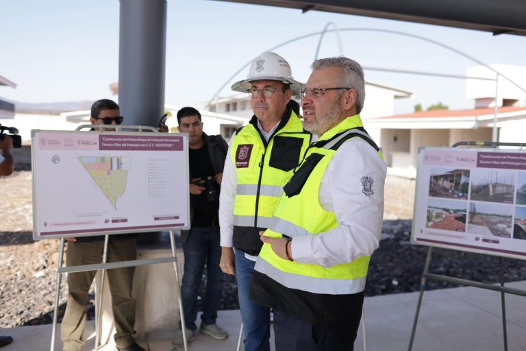 Supervisa Bedolla avance de obras en Villas del Pedregal