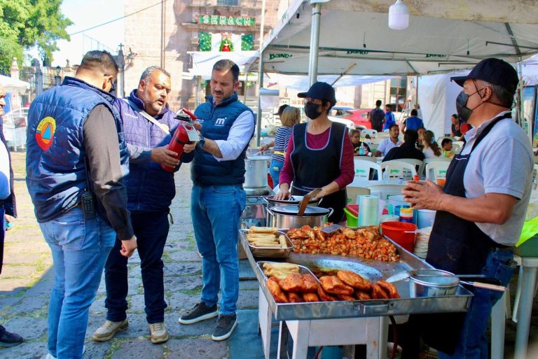 Supervisan establecimientos de Fiestas Guadalupanas