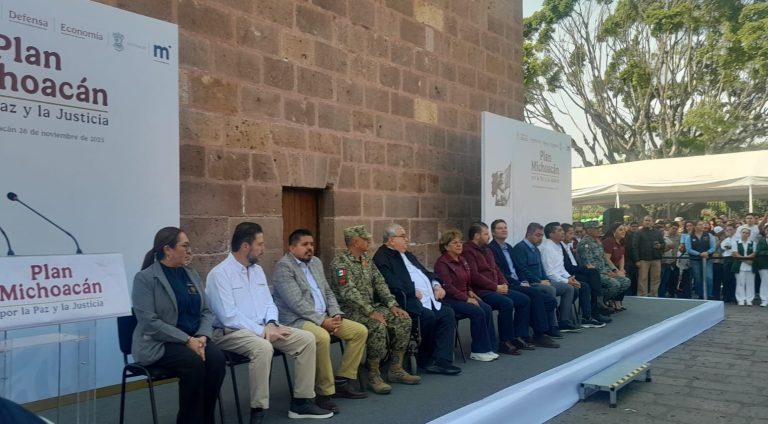 No nos vamos a ir hasta que Plan Michoacán dé resultados: inicia «Sí al Desarme, Sí a la Paz»