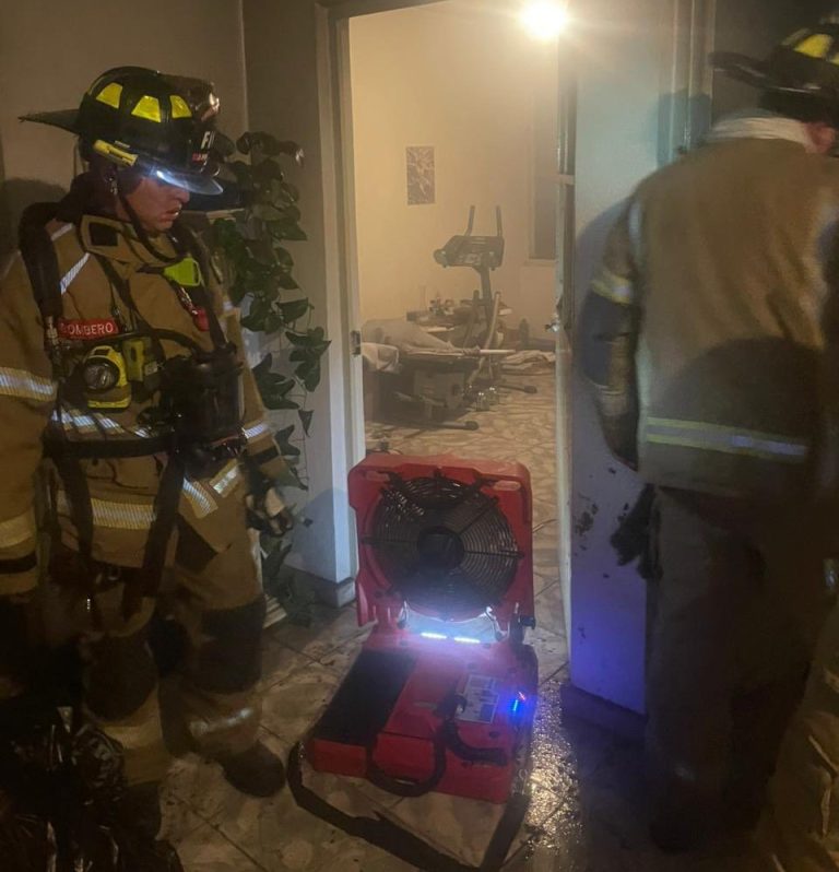 Se registra incendio al interior de un domicilio en el centro de Morelia