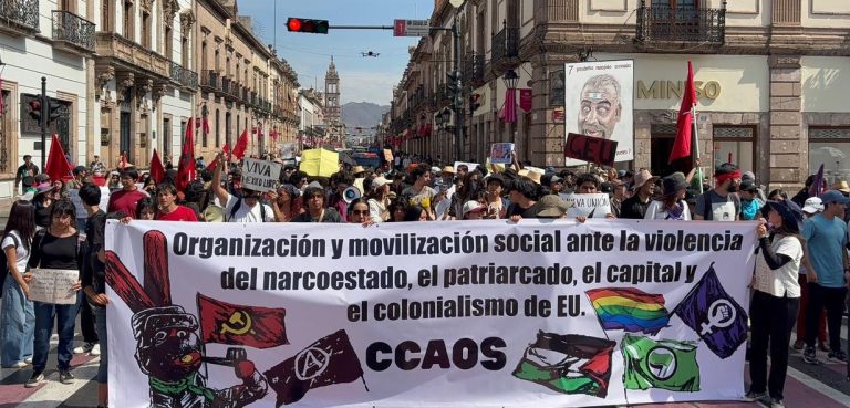 Michoacán exige paz, reclaman y marchan colectivos y el Movimiento del Sombrero
