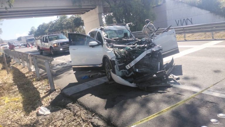 Adulta mayor muere en choque por alcance, en la autopista México – Guadalajara