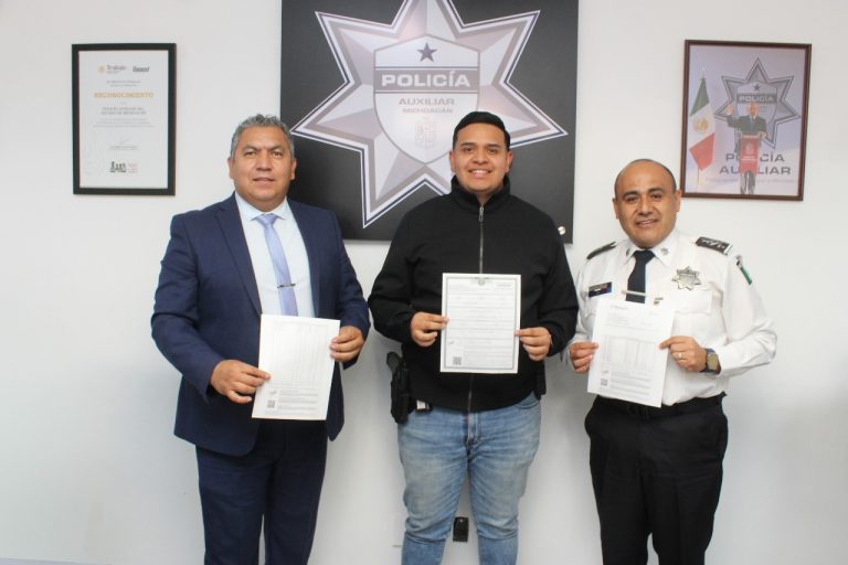 Policía Auxiliar ofrece oportunidades para que su personal concluya estudios universitarios