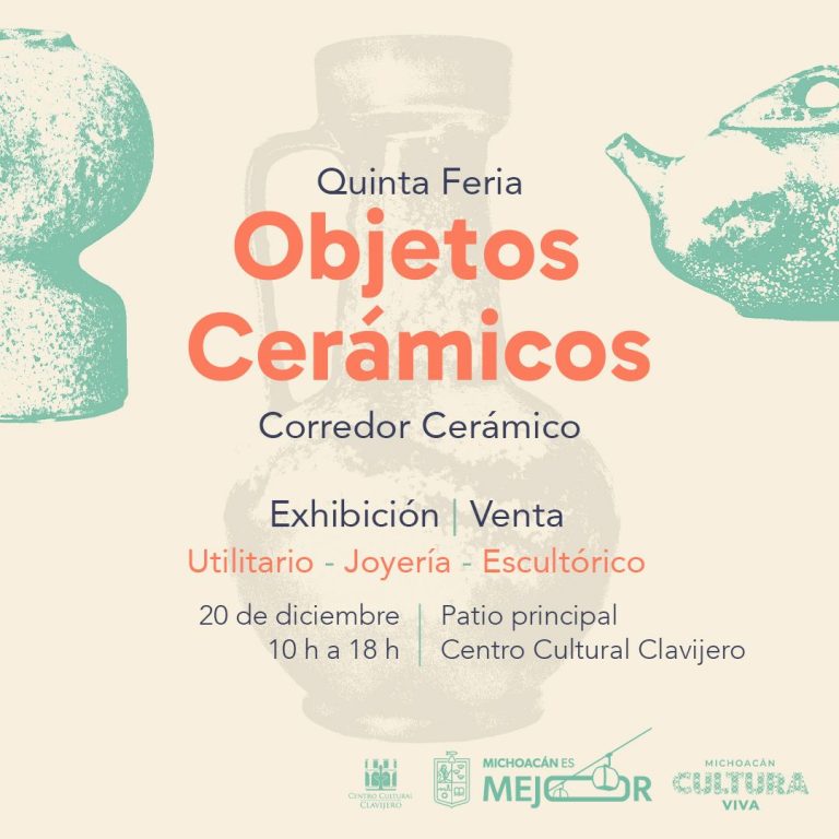 La Feria de Objetos Cerámicos te espera en Clavijero para que elijas tus regalos: Secum